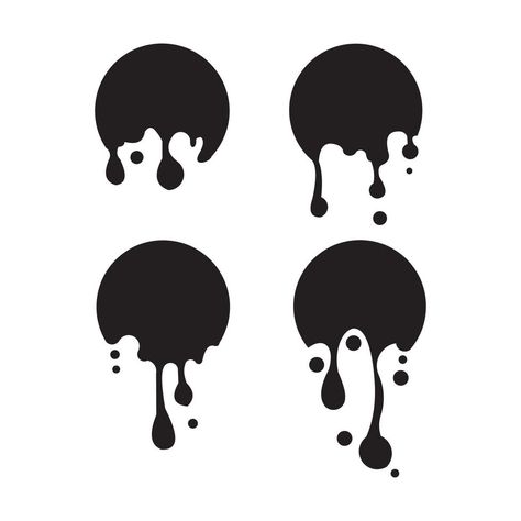 Paint Dripping Drawing, Slime Logo Ideas, Dripping Illustration, Slime Illustration, Drip Illustration, Fluid Tattoo Design, Fluid Drawing, Drip Drawing, Fluid Logo