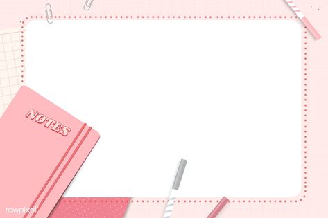 Pink notepad planner set vector | premium image by rawpixel.com / Chayanit Pink Presentation Background, Powerpoint Background Design Pink, Powerpoint Background Design Powerpoint Background Design Aesthetic, Pink Powerpoint Background, Pink Background Design, Papan Tulis Kapur, Wallpaper Pink Aesthetic, Pink Template, Math Wallpaper