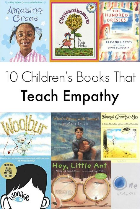 10 Children's Books That Teach Empathy: Stories let kids see the world through someone else's eyes. Here's a list of 10 favorite children's books that teach kids why empathy is important. Teaching Empathy, Village School, S Name, Character Traits, Mentor Texts, After 4, Classroom Library, Character Education, Time Life