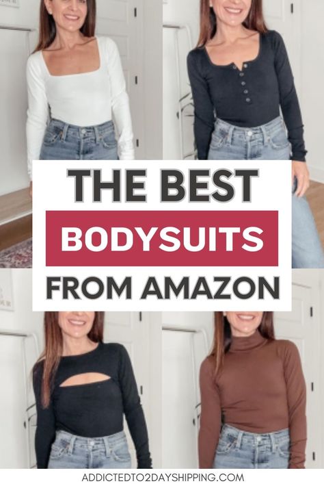 Explore fashionable Women's Top bodysuits that are trending on Amazon. This Women's Fashion guide highlights the best options to elevate your Casual Outfit, offering effortless styling with pieces that fit seamlessly into any wardrobe. Ways To Style Dresses, Summer Resort Outfits, Amazon Bodysuit, Fall Bodysuit, Styling Hacks, Holiday Skirts, Womens Trendy Tops, Resort Outfit, Body Suit Outfits