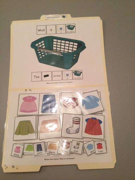 What is in th...? Subbing Ideas, Creative Curriculum Preschool, Clothing Study, Curriculum Preschool, Speech Games, Early Intervention Speech Therapy, Clothes Cc, Language Therapy Activities, Speech Therapy Games