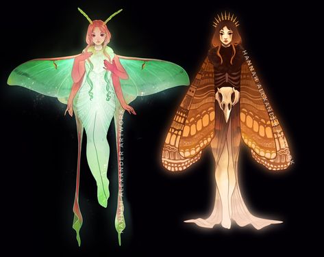 Female Luna Moth, Moth Wings Design, Hand Over The Lamp Moth, Luna Moth Drawing Reference, Luna Moth Humanoid, Moth Oc Female, Moths As Humans, Moth As Human, Human Moth Oc