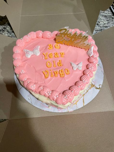 30 year old virgo cake… i am not a baker! Lol this is only the 2nd cake ive ever made. Pink 30th birthday cake ideas Pink 30th Birthday Cake, 30th Birthday Cake Ideas, Pink 30th Birthday, 30th Birthday Cake, 30 Birthday Cake, 30th Bday, Birthday Cake Ideas, 30th Birthday, Cake Ideas