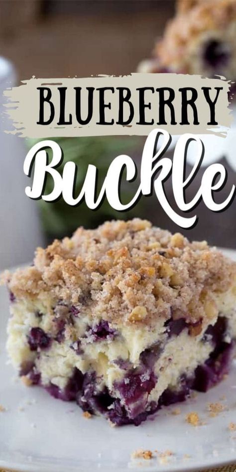 Blueberry Desserts Recipes, Blueberry Buckle, Dessert Oreo, Blueberry Breakfast Cake, Blueberry Coffee Cake, Cake Coffee, Blueberry Breakfast, Blueberry Desserts, Torte Cupcake