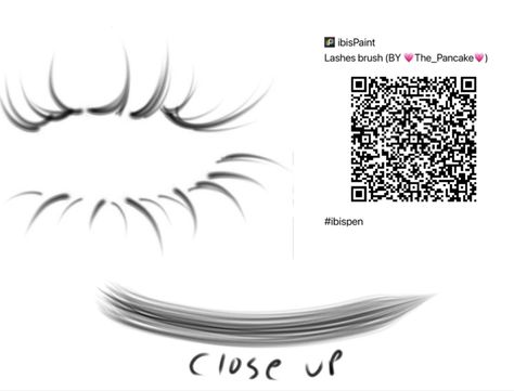 Eye Brushes Ibis Paint, Head Brush Ibis, Ibis Eyelashes Brush, Lash Brush Ibis Paint, Realistic Hair Brush Ibispaint, Eyelash Brush Ibispaint, Ibis Paint Brush Code Eyelash, Ibispaintx Brushes Eyelashes, Eyelashes Ibis Paint Code