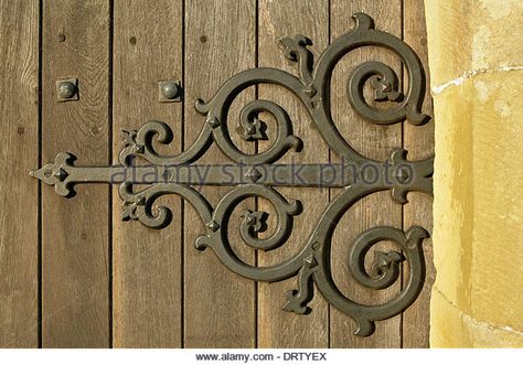 Door Iron, Medieval Door, Church Door, Welded Metal Projects, Iron Hinges, Rod Iron, Aladdin Lamp, Wooden Front Doors, Wood Beam Ceiling