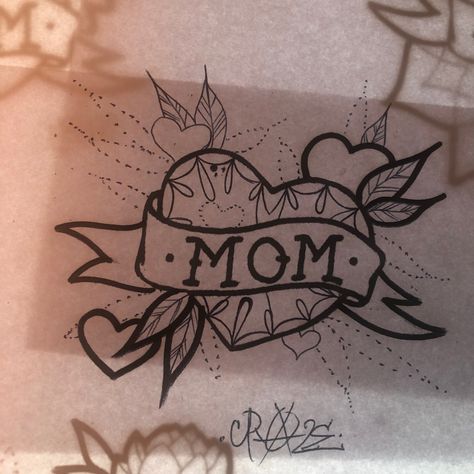 Traditional mom with henna designs and hearts. Dot work leaves. Drawing stencil design Mama Heart Tattoo, Heart Name Tattoo, Heart Tattoos With Names, Traditional Tattoo Stencils, Memorial Tattoo Quotes, Mom Heart Tattoo, Leaves Drawing, Flash Designs, Drawing Stencils