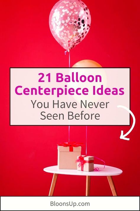 Are you ready to WOW your party guests? Check out these 21 DIY Balloon Centerpiece Ideas that'll add a pop of color and charm to any occasion! From birthdays to bridal showers, these balloon decorations are sure to impress. Let the fun begin! Balloon Centerpiece Ideas, Valentines Balloons Bouquet, Balloon Table Centerpieces, Hot Air Balloon Centerpieces, 21 Balloons, Balloon Centerpiece, Table Centerpieces Diy, Floating Balloons, Valentines Balloons