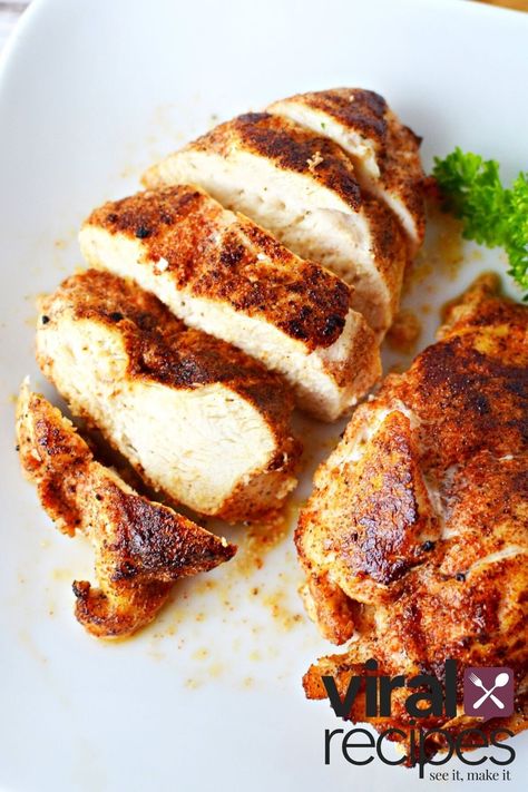 Juicy Chicken 101 - Perfect Breasts Every Time! | Salty Side Dish Juicy Chicken 101, Juiciest Chicken Breast, Key West Chicken, Juicy Chicken Breast Recipes, Chicken 101, Juiciest Chicken, Moist Chicken Breast, Viral Recipes, Moist Chicken