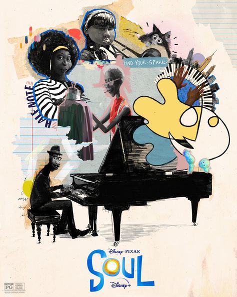 Soul Pixar, Pixar Poster, Soul Movie, Up Pixar, Peace Poster, Joys Of Life, Dream Pictures, Pixar Movies, Movie Poster Art