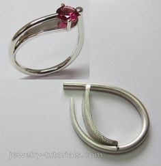 Make Rings, Asymmetrical Ring, Silver Jewelry Diy, Metalsmithing Jewelry, Platinum Jewelry, Rings Silver, How To Make Rings, Jewelry Techniques, Best Jewelry Stores