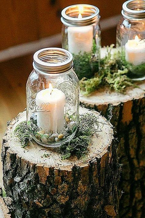 Gorgeous Mason Jars Wedding Centerpieces ❤ See more: http://www.weddingforward.com/mason-jars-wedding-centerpieces/ #weddings Wedding Centerpieces Mason Jars, Deco Champetre, Tafel Decor, Wedding Floral Centerpieces, Jar Decor, Mason Jar Wedding, Rustic Wedding Centerpieces, Mason Jar Centerpieces, Wedding Centerpieces Diy