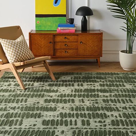 Green Rug Bedroom, Revival Rugs, Green Video, Sunroom Office, Modern Rugs Living Room, Area Rug For Living Room, Washable Area Rug, Rug For Living Room, Apartment Inspiration