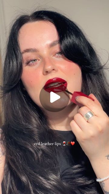 ISABELLE KATE on Instagram: "red leather lips 🍷🥀❤️ reposting my most viral video of 2023, as it’s the perfect kiss proof lip for v day 💋 @maybelline super stay vinyl lips SHADE ROYAL 🌹" Vinyl Lips, Perfect Kiss, Lips Shades, Maybelline Super Stay, V Day, Viral Video, Viral Videos, Maybelline, Red Leather