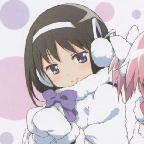 Madoka And Homura Matching Icons, Mahō Shōjo Madoka Magica, Duos Icons, Mahō Shōjo, Puella Magi Madoka Magica, Madoka Magica, Cute Profile Pictures, Matching Profile Pictures, Girl Icons