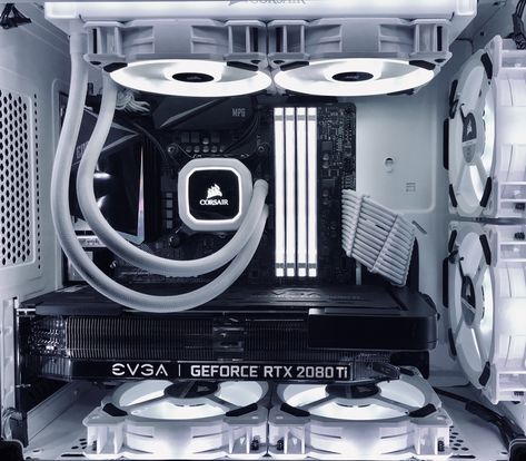 White And Black Pc Build, Black And White Pc Build, Black And White Pc Setup, Black Pc Build, Black And White Pc, White Gaming Pc, Best Pc Setup, Custom Gaming Computer, Dream Setup