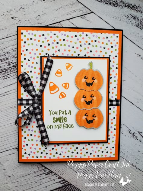 Mary Fish, Stampin Pretty, Carte Halloween, Halloween Cards Handmade, Up Halloween, Thanksgiving Cards, Stamping Up Cards, Card Making Inspiration, Fall Cards