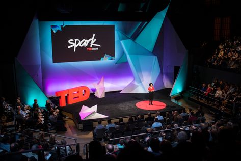 Michela Stribling speaks at TED@IBM salon - Spark, November 16, 2016, San Francisco Jazz, San Francisco, California. Photo: Russell Edwards/TED Corporative Events, Photography Zoom, Brochure Design Layouts, Corporate Event Design, Presentation Design Layout, Church Stage, Ted Talk, Conference Design, Presentation Folder