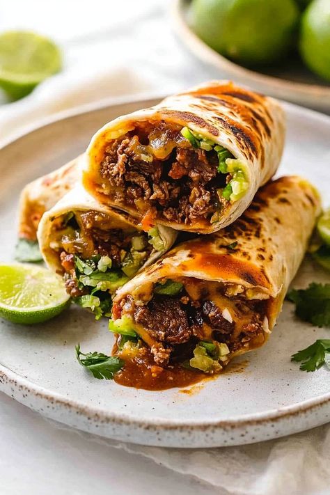 Beef Burritos Burritos Beef Ground, Beef And Potato Burrito Recipe, Ground Beef Burrito Recipe, Moes Burrito, Steak Burrito Recipe, Shredded Beef Burritos, Ground Beef Burritos, Beef And Bean Burritos, Burritos Beef