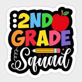 Second Grade Squad Back To School Teacher Kid Team 2nd Grade - 2nd Grade Squad - T-Shirt | TeePublic 2nd Grade Class Shirt Ideas, 2nd Grade Shirt, Teacher Wallpaper, 2nd Grade Class, Vision Bored, Brag Tags, School Chalkboard, 2nd Grade Teacher, Second Grade Teacher