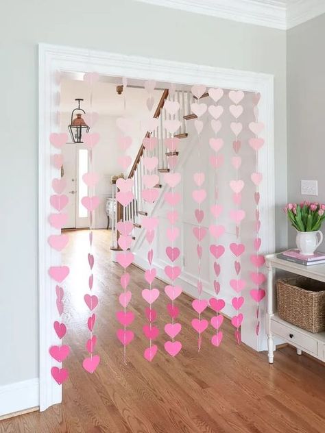 Diy Valentine's Day Decorations, Easy Diy Room Decor, Cute Diy Room Decor, Diy Valentine, White Shabby Chic, Cute Bedroom Decor, Easy Diy Art, Cute Room Decor, Diy Home Crafts