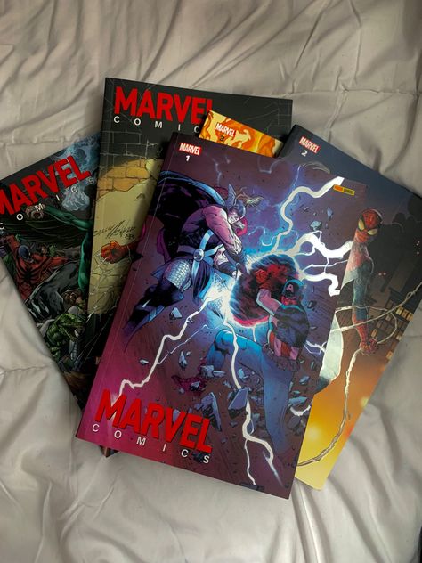 Marvel Comic Books Collection, Marvel Comic Books Aesthetic, Comic Books Aesthetic, Marvel Fan Aesthetic, Nerd Girl Aesthetic, Marvel Comics Aesthetic, Marvel Comics Book, Spiderman Comic Book, Nicki Larson