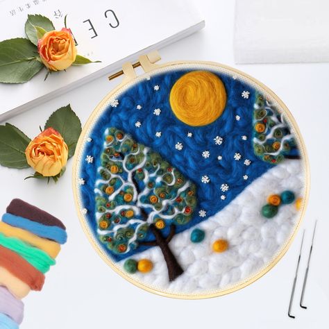 Felt embroidery projects