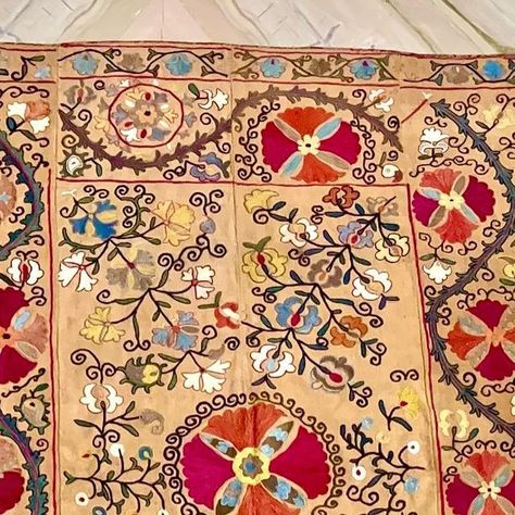 Suzani Textile, Textiles, Embroidery, For Sale, On Instagram, Instagram