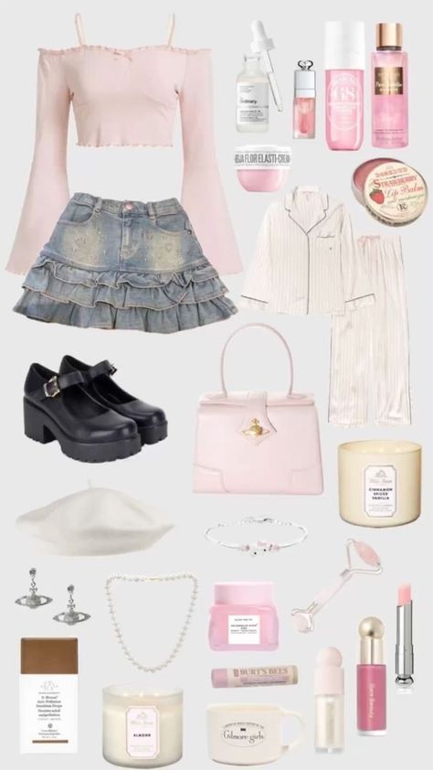 Diy Vetement, 2000s Fashion Outfits, Swaggy Outfits, Cute Everyday Outfits, Pink Outfits, Really Cute Outfits, 2000s Fashion, Pink Outfit, Girly Outfits