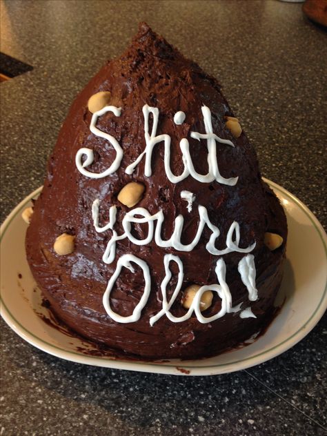 Funny you're getting old birthday cake. Birthday Cake Funny, Happy Birthday Humorous, Cake Funny, Funny Birthday Cakes, Happy Birthday Funny, Birthday Meme, Cake Images, Funny Happy, Cute Cakes