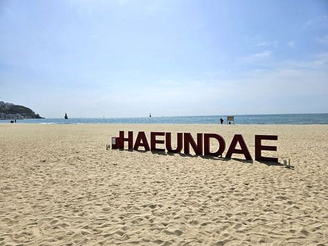 Haeundae Beach, Things to Do & How to Go Guide | KoreaToDo Korean Pronunciation, Haeundae Beach, Double Consonants, Korean Writing, Bubblegum Pop, Famous Beaches, Before We Go, How To Pronounce, Korean Words