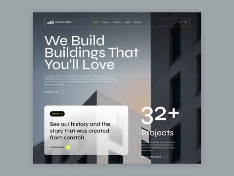 Engineering Website, Website Concept, Instagram Website, Web Design Trends, Personal Portfolio, Engineering Design, Civil Engineering, Wordpress Website, Design Concept