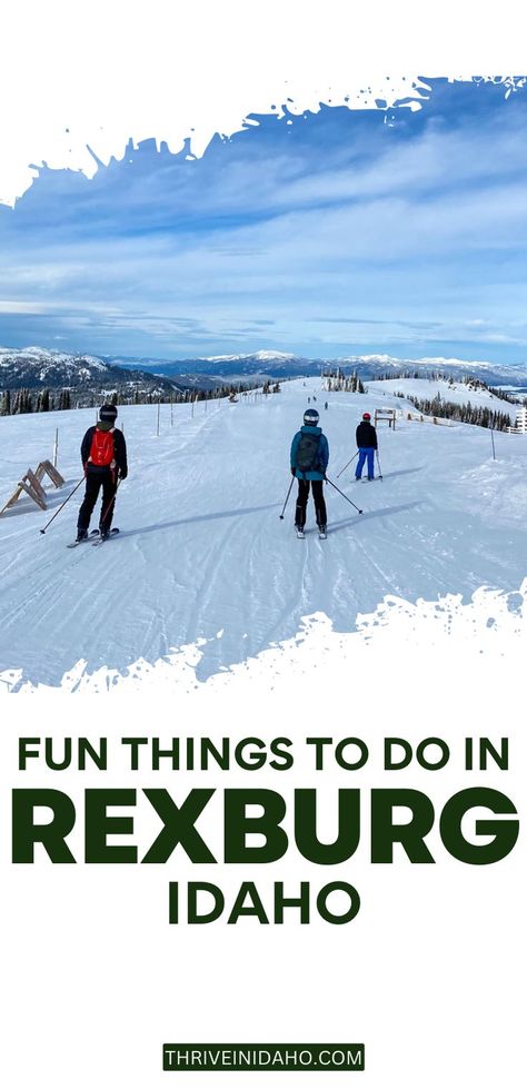 From outdoor adventures and cultural attractions to family fun, there’s something for everyone in Rexburg. Read on to discover all the fun things to do in Rexburg Idaho. Idaho Vacation, Rexburg Idaho, Idaho Travel, Adventurous Things To Do, Fun Activities To Do, Fun Family Activities, Good Dates, Road Trip Itinerary, Activities To Do