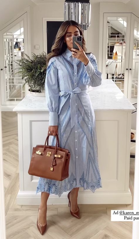 Stylish Conservative Outfits, Modest Wife Outfits, Modest Chic Outfits Summer, Work Luncheon Outfit, Old Money Women Dresses Classy, Modest Dresses Casual Elegant, Lydia Millen Outfits, Conservative Summer Outfit, Church Outfits For Women