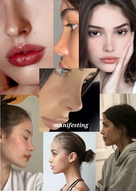 Upturned Nose Affirmations, With Vs Without Makeup, Ski Slope Nose Aesthetic, Manifestation For Beautiful Face, Nose Subliminal Results, Subliminal Results Nose, Small Nose Aesthetic, Ski Slope Nose, Slope Nose