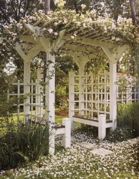 Arbor With Lights, Peony Garden Landscaping, Modern Garden Landscaping, Moderne Have, Romantic Backyard, Garden Gate Design, Cheap Landscaping Ideas, Rose Arbor, Peony Garden