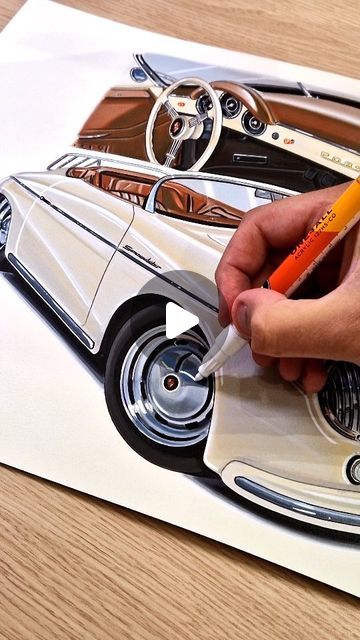 Floridi Diego on Instagram: "Chrome wheels for this Porsche 356 Speedster   @porsche @porscheusa #porsche#porschemoment #yesporsche #porscheclassic #356#speedster #356speedster #classiccars #art#artoftheday #artofinstagram #artwork #artistsoninstagram #realism #chrome" 356 Porsche, Porsche 356 Speedster, 356 Speedster, Porsche Classic, Chrome Wheels, Porsche 356, Automotive Art, May 11, Classic Car