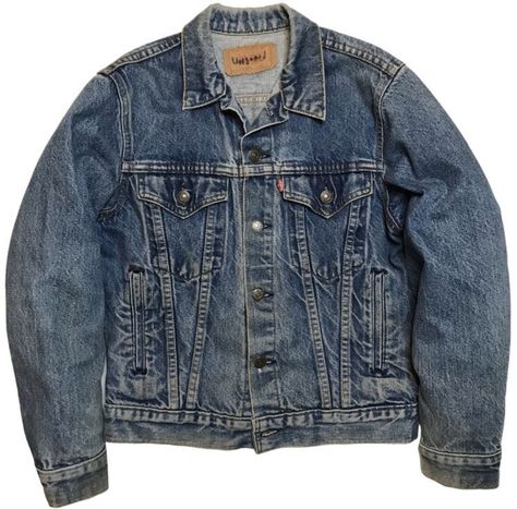 80s Denim Jacket, Vest Patterns, 90s Denim Jacket, Fnaf Au, Vintage Levis Denim Jacket, Carhartt Detroit Jacket, Levi Denim Jacket, Demin Jacket, 80s Denim