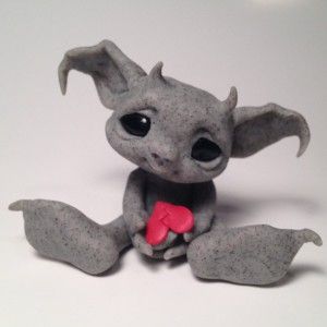 Mystical Crafts, Polymer Halloween, Gargoyle Art, Clay Monster, Gargoyles Art, Polymer Clay Kunst, House Elves, Doll Sculpture, Clay Monsters