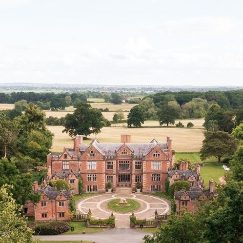 Savills Private Office on Instagram: "Nestled in a secluded yet easily accessible corner of South Cheshire, the Dorfold Hall Estate boasts an exquisite Grade I Listed Jacobean manor house surrounded by breath-taking Victorian gardens and extensive farmland.  Immaculately restored by the current owners, the estate offers accommodation for modern living within a historic setting. It serves as both a cherished family home and a stunning venue for weddings and corporate events.  Explore more about Dorfold Hall Estate through the link in our bio.   #cheshire #countryestate #jacobean #manorhouse" Old Mansion Exterior, English Estates, English Estate, Victorian Manor, Peles Castle, Mansion Exterior, Victorian Gardens, Old Mansion, Uk Homes