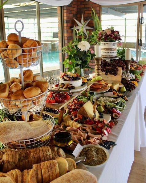 Charcuterie Table, Appetizers Table, Party Food Buffet, Reception Food, Charcuterie Inspiration, Grazing Table, Party Food Platters, Surprise Wedding, Charcuterie And Cheese Board