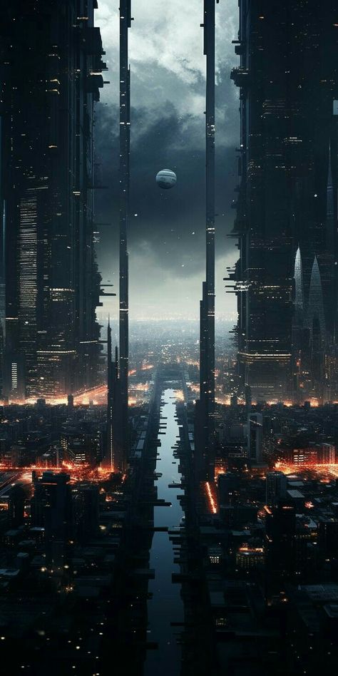 Futuristic City Utopia, Dystopian Art, Sci Fi Architecture, Easy Photography Ideas, Cyberpunk City, Arte Cyberpunk, Fantasy City, Futuristic Art, Fantasy Places