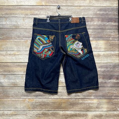 Vintage Men’s Size 38 Coogi Jean Shorts Coogi Jeans, 90s 2000s, Fashion Pieces, Long Live, Hip Hop Fashion, Vintage Men, Jean Shorts, Vintage Outfits, Fashion Design