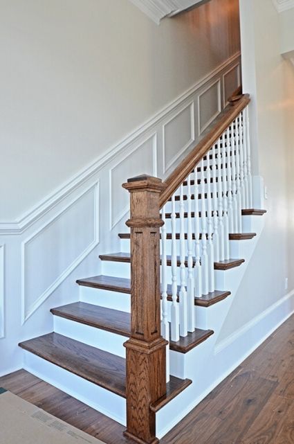 We stock everything you need to trim out your home’s staircase including Oak, Hemlock, Maple, Brazilian Cherry, Mahogany and Iron. Stained Stair Treads, Stairs Makeover Design, Stair Paneling, A Lange Sohne, Stair Renovation, Stair Posts, Wood Balusters, Stair Banister, Handrail Design