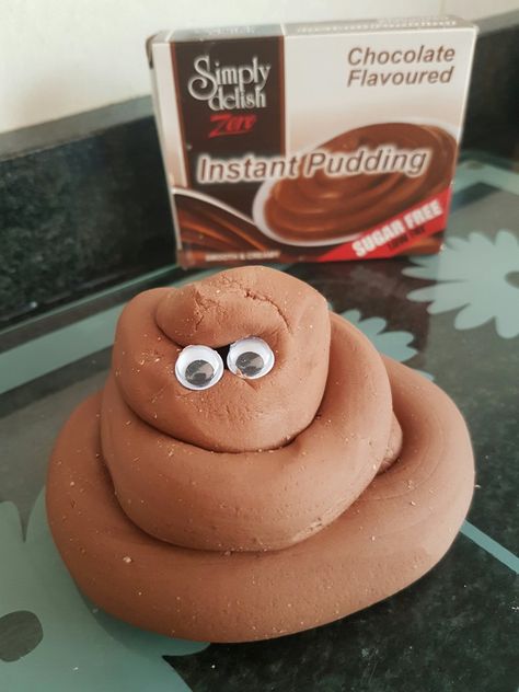 Edible "Pudding" Slime Chocolate Play Dough Recipe, Chocolate Play Dough, Chocolate Slime, Edible Slime, Sugar Free Pudding, Summer Fun For Kids, Playdough Recipe, Slime Recipe, Sugar Free Chocolate