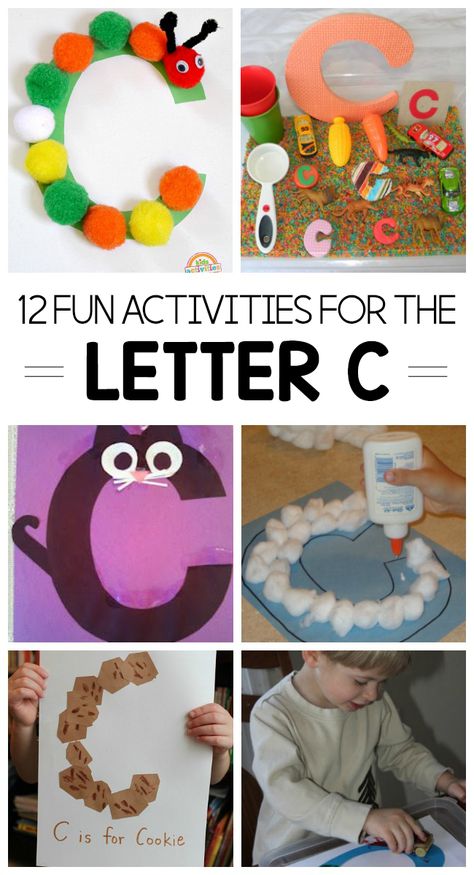 Letter C Preschool, C Activities, Letter C Activities, Letter C Crafts, Preschool Letter Crafts, Alphabet Crafts Preschool, Abc Crafts, The Letter C, Alphabet Activities Preschool