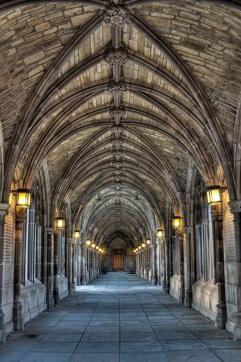 https://flic.kr/p/6ddhmN | Medieval Hallway | I combined 3 exposures  (-2, 0, 2) in Photomatix Pro and did some sharpening in Photoshop CS4. Castles Interior Medieval, Medieval Castles Interior, Gothic Castle Hallway, Fantasy Castle Hallway, Hallways Aesthetic, Medieval Hallway, Fantasy Hallway, Castle Entrance Hall, Medieval Castle Aesthetic