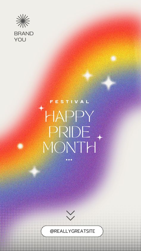 Pride Month Instagram Story, Month Instagram Story, Colorful Gradient, Pride Day, Brochure Layout, Website Banner, Festival Posters, Event Poster, Creative Ads