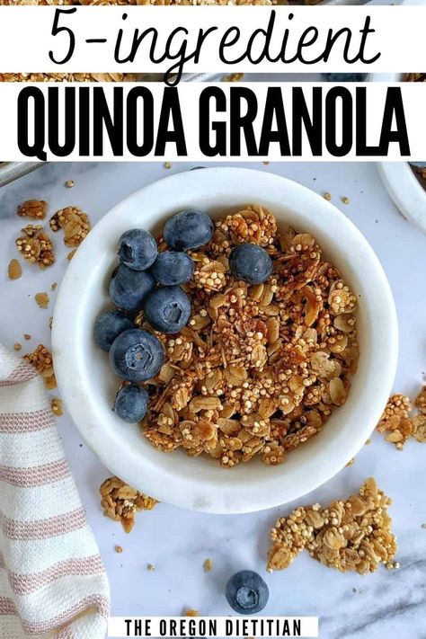 Quinoa Crunch, Yogurt Covered Raisins, Quinoa Bars, Quinoa Granola, Granola Ingredients, Crunch Recipe, Granola Recipe Homemade, Gluten Free Granola, Homemade Granola Bars