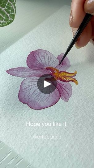 Earth Watercolor, Orchid Watercolor, Watercolor Orchid, Art Beat, Watercolor Artist, 100th Day, Botanical Illustration, Botanical Art, Mother Earth